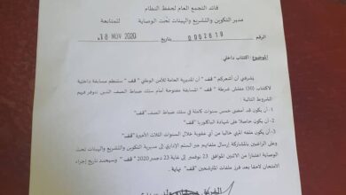 صورة مسابقة داخلية لاكتتاب 30 مفتش شرطة / وثيقة