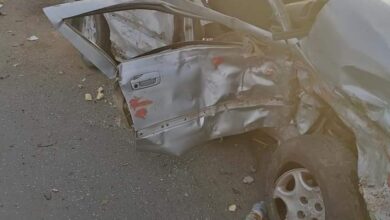 صورة إنقلاب سيارة علي طريق اكجوجت يخلف قتيلا وعدة جرحي “تفاصيل”