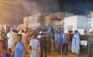 صورة ثاني حريق بنواكشوط خلال 12 ساعة “تفاصيل”