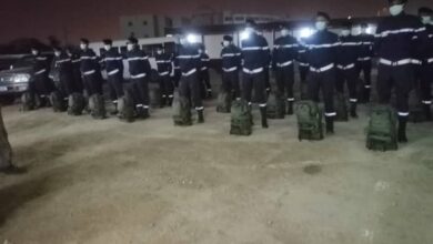 صورة إستفادة 40 عنصرا تابعين للمندوبية العامة للأمن المدني  من تكوين في المملكة المغربية “