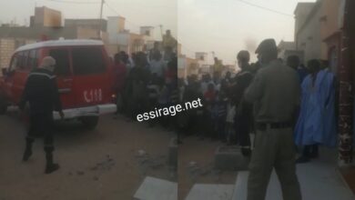 صورة سيارتين تصدمان سائق دراجة بنواكشوط “تفاصيل”