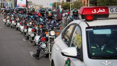 صورة تعيين قائد   جديد لتجمع أمن الطرق