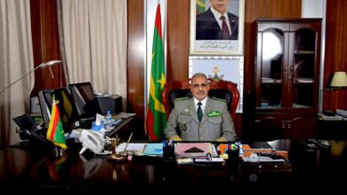 صورة قائد الأركان العامة لجيوش موريتانيا يستقبل مبعوثا أمميا