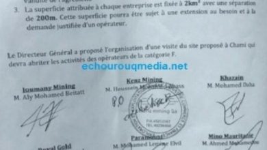 صورة الشروق ينشر وثيقة تثبت تراجع معادن موريتانيا عن إتفاقية سابقة “تفاصيل”