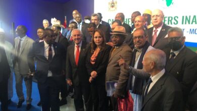 صورة رئيس الاتحادية الموريتانية للكرة الطائرة يشارك في إجتماع دولي بالرباط ويحضر تدشين المقر