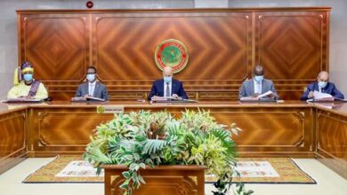 صورة تعيين ولد اعل بنان أمينا عاما لوزارة الإسكان