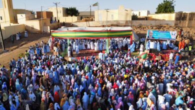 صورة ألاك يشهد أكبر تظاهرة سياسية داعمة للرئيس محمد ولد الشيخ الغزواني وحزب الانصاف