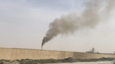 صورة كاميرا مصادر ترصد بعض الانبعاثات على شارع المقاومة