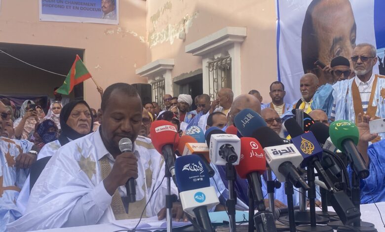 صورة نواكشوط : جبهة التغيير تعلن ترشح الرئيس السابق لانتخابات الرئاسية
