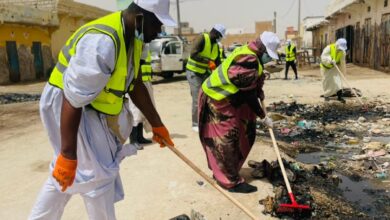 صورة الجمعية الموريتانية للبينة والتضامن تنظم حملة نظافة واسعة
