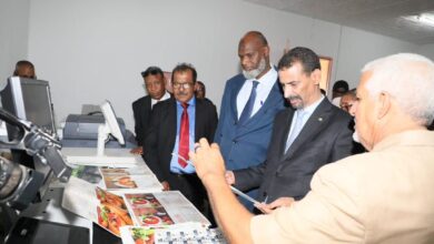 صورة وزير الثقافة والفنون والاتصال يزور الوكالة والمطلعة