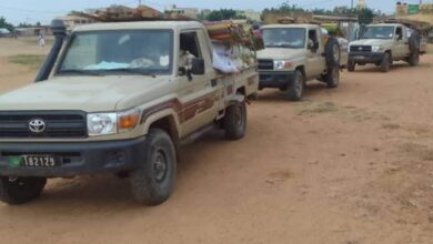 صورة تدخل قوة من الجيش على حدودنا الجنوبية