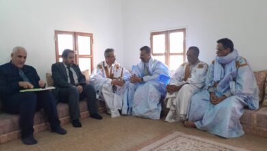 صورة معالي الوزير يبحث مع معالي  الوزير الجزائري للثقافة والفنون بشنقيط سبل تطوير التعاون بين القطاعين