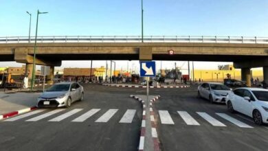 صورة ضباط شرطة يشرفون علي حملة إنسيابية المرور بنواكشوط