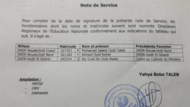 صورة تغييرات جزئية في المديرين الجهويين للتعليم