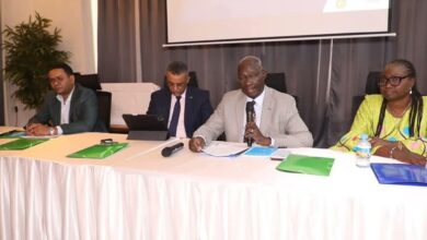 صورة التسويق الاجتماعي للأغذية التكميلية للأطفال علي طاولة ورشة لمرفق الصحة