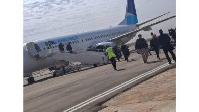 صورة وصول عشرات السياح الي مدينة اطار في الشمال الموريتاني