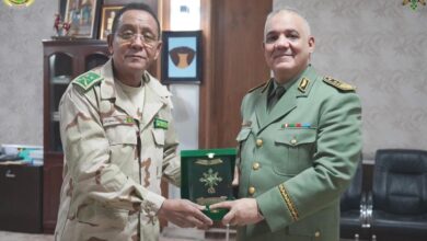 صورة قائد أركان الجيوش يجري مباحثات مع وفد عسكري جزائري