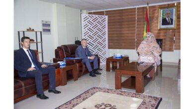 صورة مباحثات موريتانية أوكرانية حول التبادل التجاري