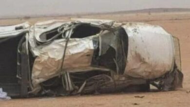صورة مقتل طفل وإصابة آخرين جراء اقتحام سيارة حضانة للاطفال