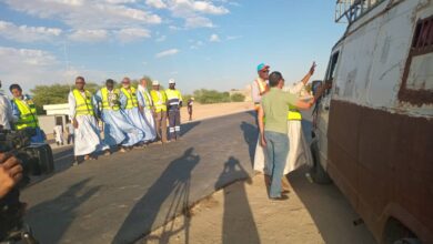 صورة سلطة تنظيم النقل الطرقى تنظم حملة تحسيسية بالتزامن مع زيارة الرئيس للحوض الشرقي 