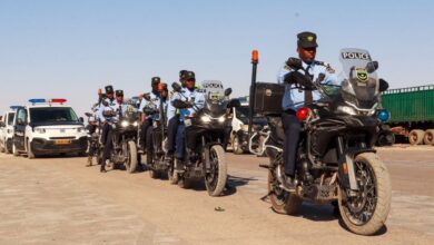 صورة الشرطة تستعرض وحدات تأمين نواكشوط وتعلن خطة أمنية خاصة برمضان