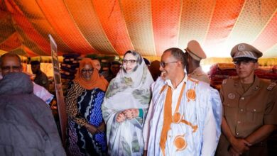 صورة وزيرة التجارة تتفقد المعارض الرمضانية في نواكشوط