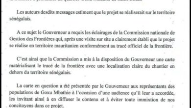 صورة والي “سان لويس” يحسم الجدل: نقطة المراقبة الموريتانية تقع داخل حدودها الرسمية
