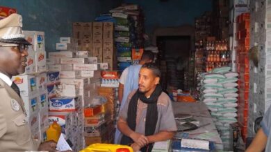 صورة حاكم روصو يحذر من تهريب المواد الغذائية المدعوم