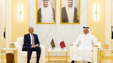 صورة اتصال هاتفي بين وزيري دفاع موريتانيا وقطر لبحث التطورات الأمنية في المنطقة