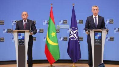 صورة غزواني في بروكسل.. لقاء مع أمين عام الناتو لتعزيز الشراكة الدولية