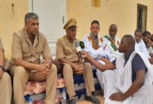 صورة والي الحوض الغربي  اختراق الحدود الموريتانية خط احمر